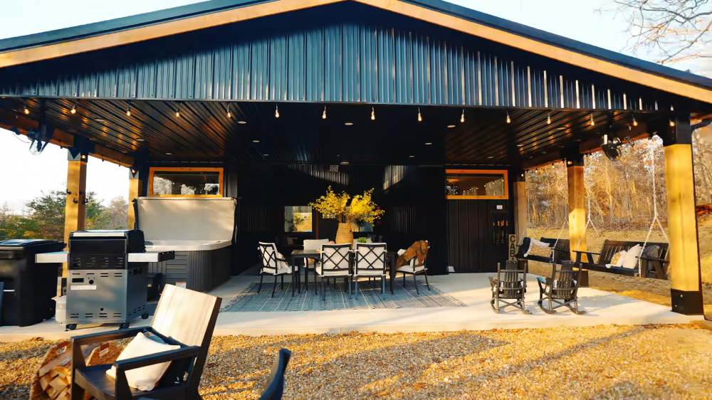 900sqft Shipping Container House w/ Basketball Court!